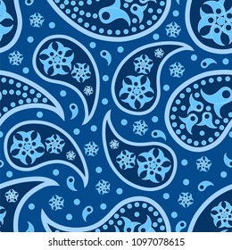 Paisley traditional Oriental pattern, vector illustration