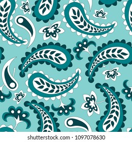Paisley traditional Oriental pattern, vector illustration