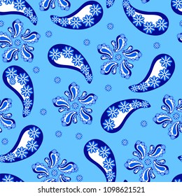 Paisley traditional Oriental pattern, vector illustration