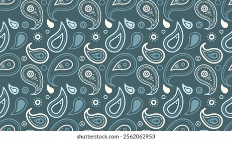 Paisley vector with awesome background. Orient image national paint. Textile symmetry in simplicity contrast. Tissue vintage of classical seasonal.