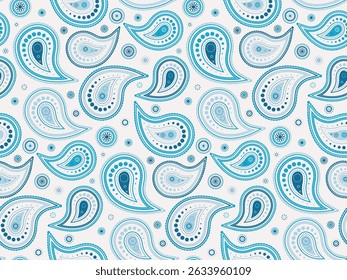 Vetor de Paisley da amostra. Scrapbook listrado adorável floral. Elegância material como ornamental chique. Flor do oriente, flor festiva.
