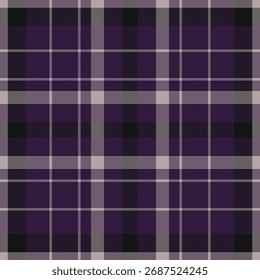 Paisley vector fabric background, thread tartan seamless plaid. Kilt textile texture check pattern in dark and pastel colors palette.