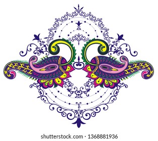 Paisley vector illustration