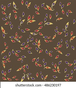 Paisley vector motifs seamless pattern indian ornamentation