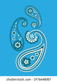 paisley vector pattern flower design