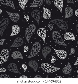 Paisley vector seamless pattern.modern stylish texture. repeating abstract background