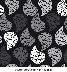 Paisley vector seamless pattern.modern stylish texture. repeating abstract background