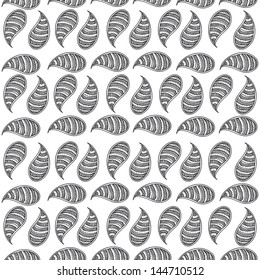 Paisley vector seamless pattern.modern stylish texture. repeating abstract background