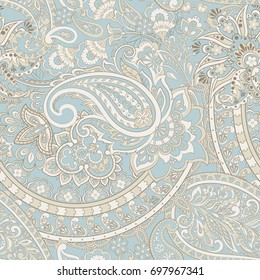 Paisley vintage floral seamless patten