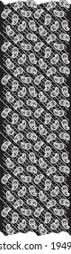 paisley and wave line or dot pattern  for background, texture, tile, fabric print and more use