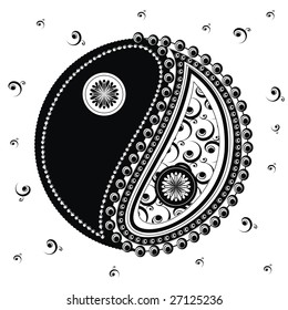 paisley ying yang