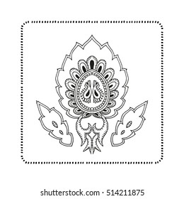 Paisley.Pattern for coloring book. Sketch. Hand-drawn vector illustration. Zentangle patterns.