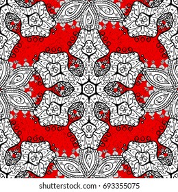 Paisleys elegant floral vector pattern background wallpaper illustration with vintage stylish beautiful modern 3d line art white and white paisley flowers leaves and ornaments.