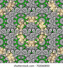Paisleys elegant floral vector pattern background wallpaper illustration with vintage stylish beautiful modern 3d line art white and white paisley flowers leaves and ornaments.