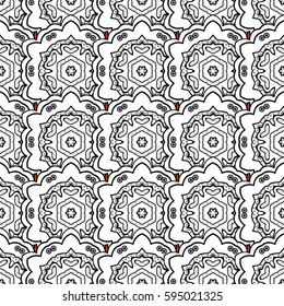 Paisleys elegant floral vector seamless pattern background wallpaper illustration with vintage stylish beautiful modern 3d line art white and paisley flowers leaves and ornaments.