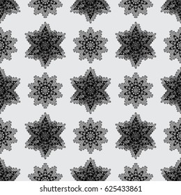 Paisleys elegant floral vector seamless pattern background wallpaper illustration with vintage stylish beautiful modern 3d line art dim and gray paisley flowers leaves and ornaments.