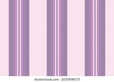 Paisy seamless texture vector, printing background vertical textile. Dinimalist lines fabric pattern stripe in light and violet colors palette.