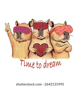 pajama graphic pattern. clothing tshirt capybara print pattern, kids, fashion and more