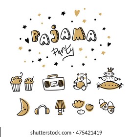 Pajama Party Wallpaper Stock Illustrations – 287 Pajama Party Wallpaper  Stock Illustrations, Vectors & Clipart - Dreamstime
