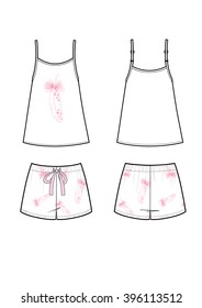 pajamas with feather