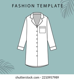pajamas illustration. women Pajamas Cad