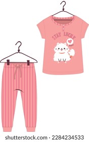 Pajamas . Pyjamas vector. Sketch print design