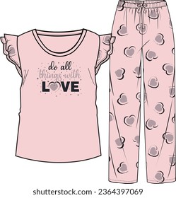 Pajama for Girl, Boy. Vector Illustration in Flat Design Stock Vector -  Illustration of cartoon, blue: 139042430