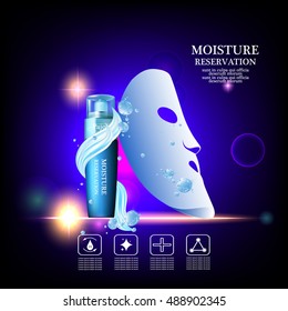 Pajoy moisture cream reservation, Improves moisture absorption for skin in the  splash water and silk mask