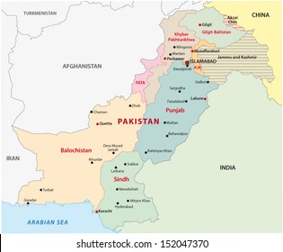 pakistan administrative map