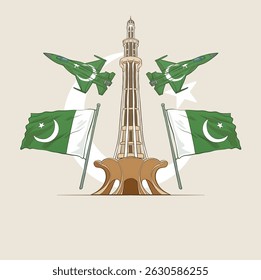 Pakistan air force flag soldier vector