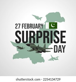 Pakistan celebrating Surprise day 27 February.