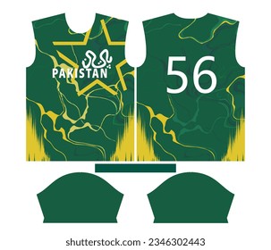 Pakistan cricket team sports kid design or Pakistan cricket jersey design