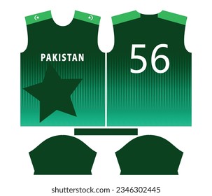 Pakistan cricket team sports kid design or Pakistan cricket jersey design