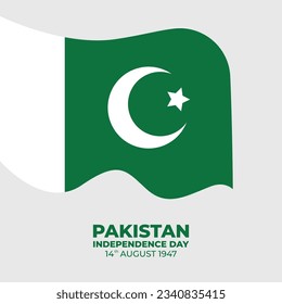 Pakistan Day Poster Design Vector Template