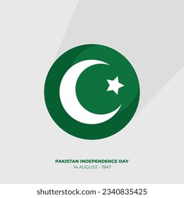 Pakistan Day Poster Design Vector Template