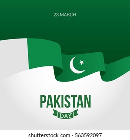 Pakistan Day-Vektorgrafik. Geeignet für Grußkarten, Poster und Banner
