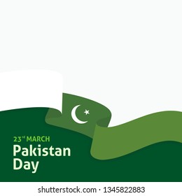 Pakistan Day. Vector Illustration. Template Image Design. Eps 08.