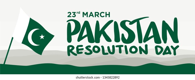 Pakistan Day. Vector Illustration. Template Image Design. Eps 08.
