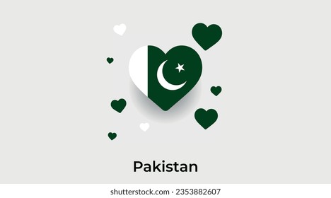 Pakistan Flaggen - Symbol für das Land