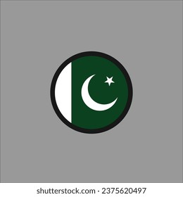 Pakistan flag icon vector illustration