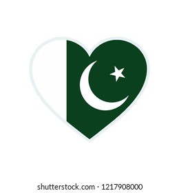 Pakistan flag. Pakistan love flag.