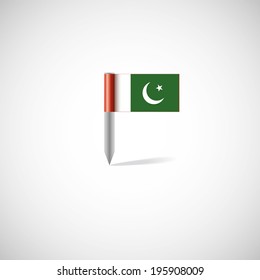 pakistan flag pin