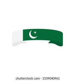Pakistan  flag. Simple vector Pakistan  flag