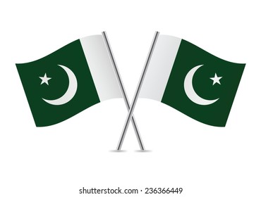 Small Pakistan Flag Stock Illustrations Images Vectors Shutterstock https www shutterstock com image vector pakistan flags vector illustration 236366449