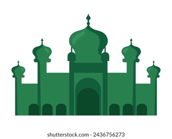 pakistan holy temple illustration vector