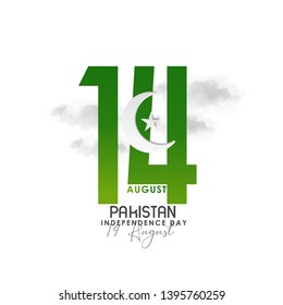 pakistan independence day ,14 august Vector Illustation