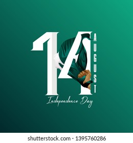 pakistan independence day ,14 august Vector Illustation