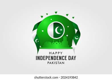 Pakistan Independence Day Background Design