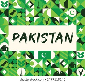 Diseño de Anuncio del Día de la Independencia de Pakistán