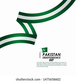 Pakistan Independence Day Celebration Vector Template Design Illustration